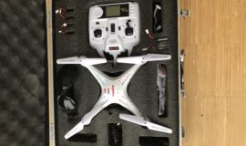 Syma X5C perfekte Anfänger Drohne + 4 Akkus + Tragetasche